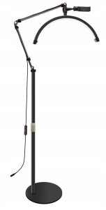 Lampa Led Kosmetyczna Bezcieniowa Wysoka Moon Do Makijażu Paznokci Rzęs 24w / Gx490 / Biały 4