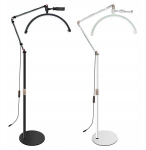 Lampa Led Kosmetyczna Bezcieniowa Wysoka Moon Do Makijażu Paznokci Rzęs 24w / Gx490 / Biały 5