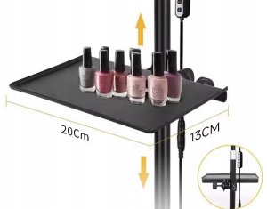 Lampa Led Kosmetyczna Bezcieniowa Wysoka Moon Do Makijażu Paznokci Rzęs 24w / Gx490 / Biały 9