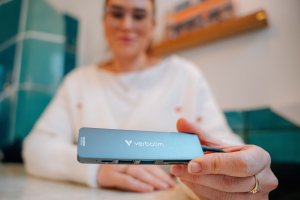 Hub USB Verbatim Multi Port Essentials USB-C PD, USB-A 3.0, USB-A 2.0, HDMI, SD/microSD 3