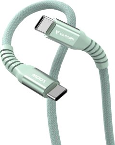 Verbatim USB kabel USB C (M) - USB C (M), 100W, 1.2m, magnetyczny, zielony, box, 31855 1