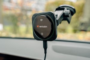 Verbatim - uchwyt do telefonu do samochodu, z �adowark� indukcyjn�, technologi Qi, czarna 5
