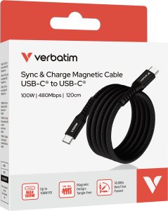 Kabel USB Neutralle USB-C - USB-C 1.2 m Czarny (31863) 6