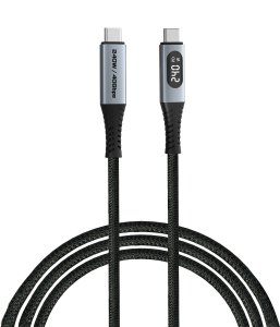 Kabel USB Neutralle USB-C - USB-C 1.2 m Czarny (31849) 3