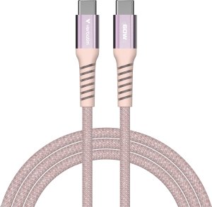 Verbatim USB kabel USB C (M) - USB C (M), 60W, 1.2m, magnetyczny, r�owy, box, 31853 1