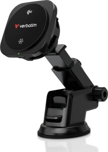 Verbatim - uchwyt do telefonu do samochodu, z �adowark� indukcyjn�, technologi Qi, czarna 1