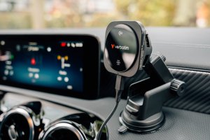 Verbatim - uchwyt do telefonu do samochodu, z �adowark� indukcyjn�, technologi Qi, czarna 4