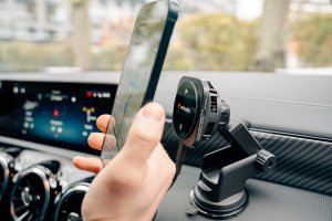 Verbatim - uchwyt do telefonu do samochodu, z �adowark� indukcyjn�, technologi Qi, czarna 5