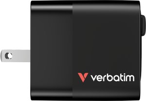 Verbatim, �adowarka GaN USB 3.0, USB C, szara, 65 W, wymienne wtyczki C, G, A, ze zintegrowanym kablem 4