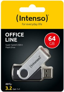 Intenso USB Stick Office Line 64GB USB 3.2 GEN 1X1 silber 8