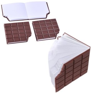 Notatnik Szkolny Biurowy Czekolada Bezliniowy Pachnący Brązowy 3