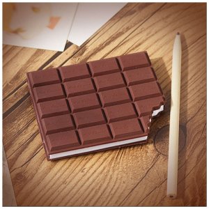 Notatnik Szkolny Biurowy Czekolada Bezliniowy Pachnący Brązowy 4