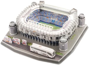 LeanToys Puzzle 3D Stadion Piłkarski Santaigo Bernabeu Real Madryt 101el 2