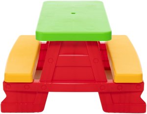 Zestaw Stolik Ogrodowy z Ławeczkami Dla Dzieci Dorex Czerwony 3