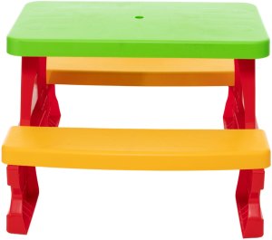 Zestaw Stolik Ogrodowy z Ławeczkami Dla Dzieci Dorex Czerwony 4