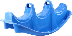 Bujak Trzyosobowy Rocker Hipopotam Naklejki Niebieski 3