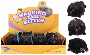 ZAB NACIAG KOTEK PLUSZ 12CM MC DISP 12/144 2