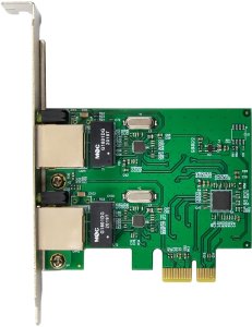 Karta sieciowa Level One Games InLine® Dual Gigabit karta sieciowa, 2x RJ45 1Gb/s, PCIe x1, w tym. blacha slotowa LP 5
