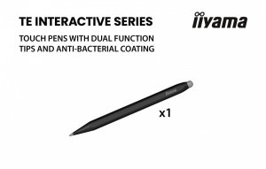 iiyama IIYAMA TE6515A-B1AG 65inch Stylish IFP iiWare21E 3840x2160 UHD IPS Android 14 16/128GB 2xHDMI DP 2xUSB-C VESA 600x400 8
