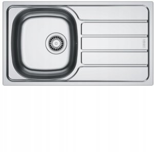 ZLEW SKL 611-78/44 SPARK 78X43,5 1K+OC. LEN 3,5" ODWRACALNY FRANKE 101.0712.226 + SYFON ZAMIENNIK ZA 101.0368.951 // ZL.FRA.SKL611-78/44 1
