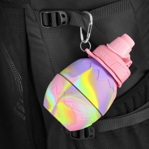 NC4102 BIDON SILIKONOWY SKŁADANY 700ML RÓŻOWY NILS 4