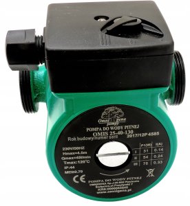 OMIS 25-40/130 POMPA DO UKL.SOLARNYCH 2