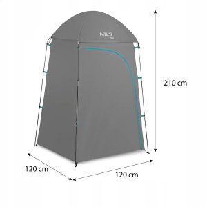 NC3025 PRZEBIERALNIA TURYSTYCZNA XL SZARA NILS CAMP 5