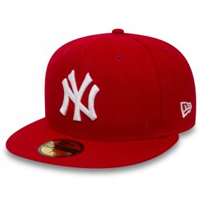 New Era New York Yankees MLB Basic Cap 10011573 Czerwone 7 1/8 1