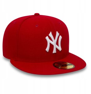 New Era New York Yankees MLB Basic Cap 10011573 Czerwone 7 1/8 3