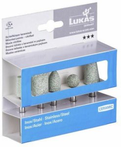 LUKAS ŚCIERNICA TRZPIENIOWA ZESTAW 5szt. CERAMICZNE NIERDZEWKA/STAL 2
