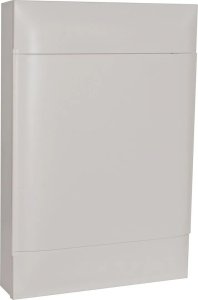 Rozdzielnica modułowa Legrand Practibox S 137428P natynkowa 3x18 modułów IP40 drzwi białe + wyłącznik nadprądowy 1P B16 RX3 ( 3 szt.) 1