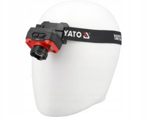 YATO LATARKA CZOŁOWA 600LM AKU CZUJNIK RUCH 7