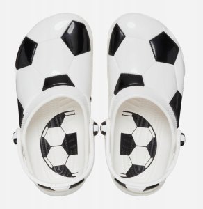 Crocs Classic Soccer Ball Clog Kids 210157-103 białe 29/30 4