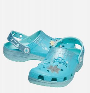 Crocs Classic Frozen Elsa Clog Kids 210235-90H Niebieskie 34/35 4