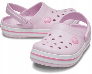 Crocs Crocband Clog K 207006-6GD Różowe 34/35 7