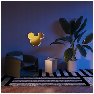 Mickey Mouse Neon Yellowpop Disney Mickey Mirror złoty 2