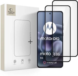 SZKŁO HARTOWANE TECH-PROTECT GLASS FIT+ 2-PACK MOTOROLA MOTO G86 5G / G86 5G POWER BLACK 1