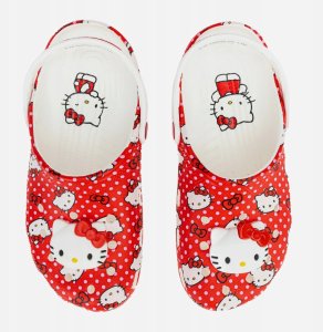 Crocs Classic Hello Kitty Red Clog K 210576-90H Czerwone 33/34 2