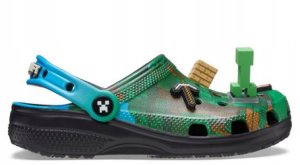 Crocs Classic Minecraft Clog Kids 210830-90H Zielone 29/30 1