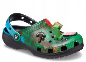 Crocs Classic Minecraft Clog Kids 210830-90H Zielone 29/30 3