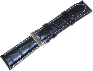 Casio Skórzany pasek do zegarka MTP-1381 czarny 20 mm . 3