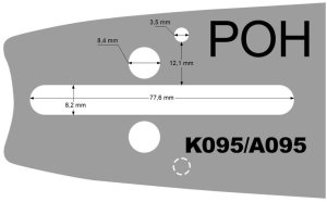 Elmax Prowadnica 18 325 1.3Mm K095 Husqvarna Sarp S18G3Su72 2