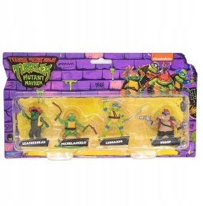 *****TMNT Leo Mike Bebop Leath Mini 4Pack 33215 1