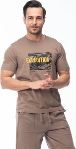 hitec Męska Koszulka Z Krótkim Rękawem Reman biały rozmiar XL 7