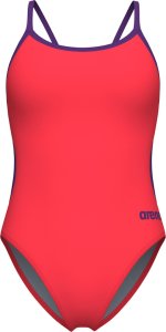Damski Strój Kąpielowy Women's Swimsuit Lace Back Solid  dress blues rozmiar 28 1