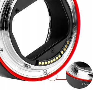 Adapter Redukcja do Canon EOS R RP na Obiektyw Canon EF EF-S Meike Chip AF / MK-EFTR-A 9