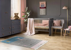 Szafa PAULINE grafitowa/sosna LITTLE SKY 4