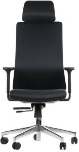 Fotel biurowy AKCENT F czarny STEMA 2