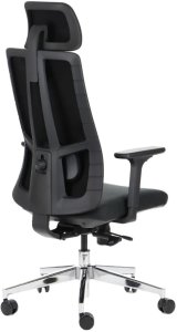 Fotel biurowy AKCENT F czarny STEMA 4