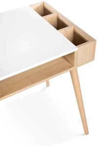 Biurko Haciendo el Indio Sofie Białe 150 cm x 55 cm 5